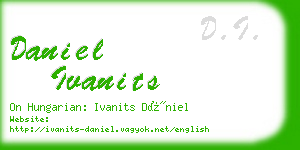 daniel ivanits business card